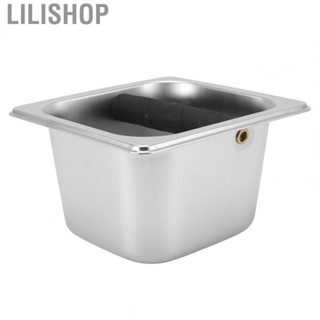 Lilishop Stainless Steel Coffee Knock Box Coffee Grounds Container Box For Kitchen Cant