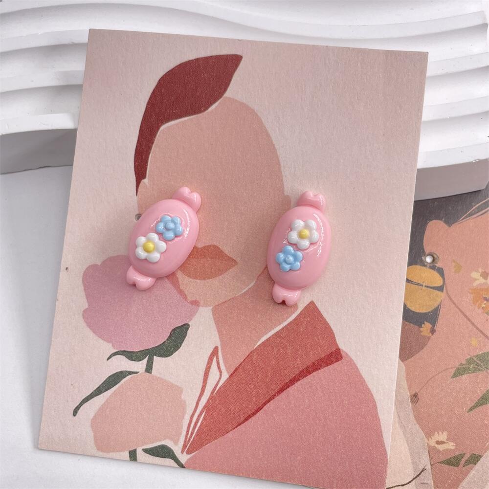 [3#] ชุดเครื่องประดับเรซิ่น รูปการ์ตูนกระต่าย ดอกไม้ แฮนด์เมด diy สําหรับรองเท้า FN