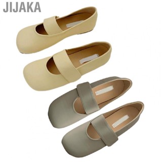 Jijaka Shoes  Elegant Stable Simple Wide Strap Plain Cute Shoes Gift  for Travel