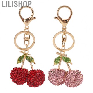 Lilishop Cherry Keychain  Cute Keychain Zinc Alloy  for Anniversary for Birthday for  Decor 