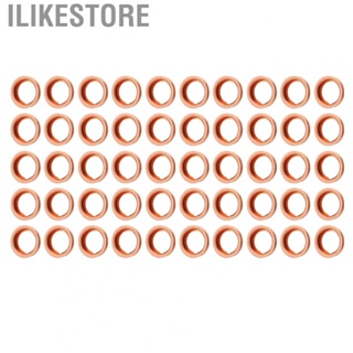 Ilikestore Oil Drain Plug Gaskets  50pcs 1102601M02 Copper Sturdy Rustproof Oil Resistant Reliable Engine Oil Crush Washers  for Car Accessories