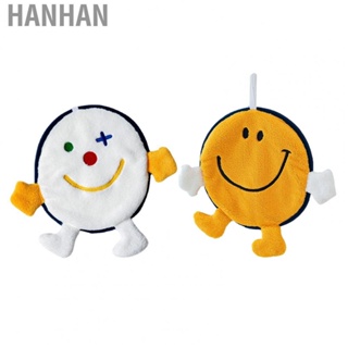 Hanhan Soft Hanging Towel  Thickened High Density Fiber Comfortable Hanging Hand Towel  for Kitchen
