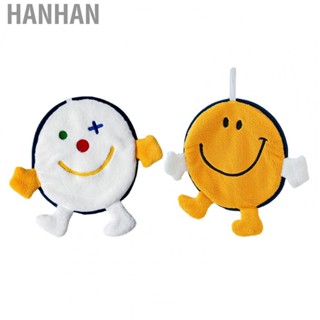 Hanhan Soft Hanging Towel  Thickened High Density Fiber Comfortable Hanging Hand Towel  for Kitchen