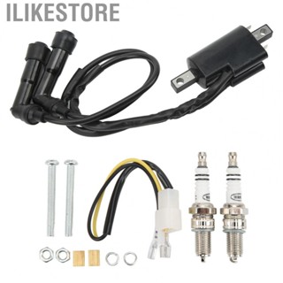 Ilikestore Ignition Coil Spark Plug Kit 30530‑413‑003 Great Ignition Performance OEM Standard for CB250N CB250NA CB400N CB400NA