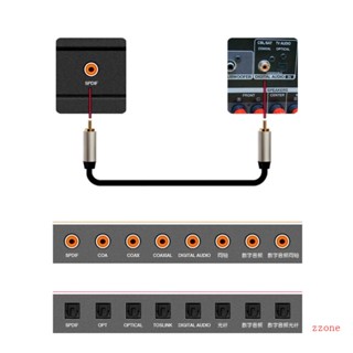 Zzz RCA สายเคเบิลโคแอกเชียลดิจิทัล RCA ตัวผู้ เป็นตัวผู้ SPDIF สเตอริโอดิจิทัล RCA สําหรับโฮมเธียเตอร์ HDTV