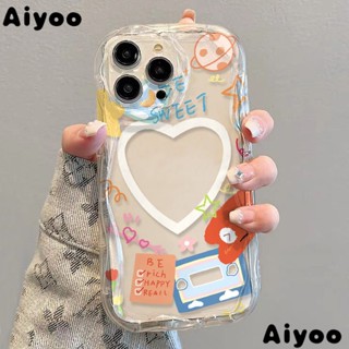 เคสป้องกันโทรศัพท์มือถือใส แบบนิ่ม ลายหัวใจ กันกระแทก สําหรับ Apple Iphone 11promax 127 8p 14xsr✅เคสโทรศัพท์มือถือ ป้องกันรอย 13 ลิตร