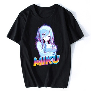 เสื้อยืด พิมพ์ลายการ์ตูน Miku Nakano The Quintessential Quintuplets สไตล์ฮาราจูกุ สําหรับผู้ชาย