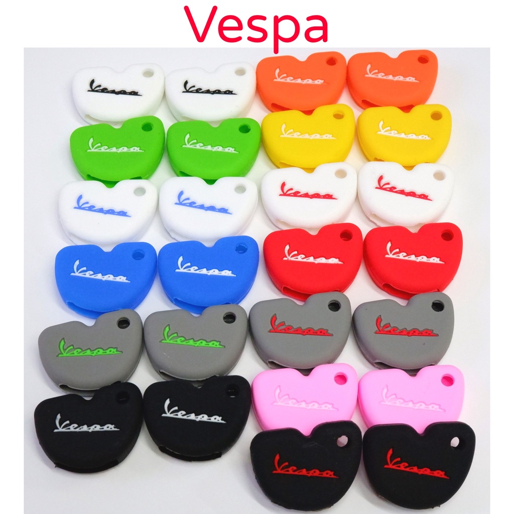 Vespa ซิลิโคนกุญแจVespa ปลอกกุญแจ เคสกุญแจ ซิลิโคนหุ้มกุญแจVespa