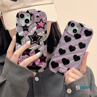 เคสโทรศัพท์มือถือ ลายหัวใจ ดาว 3D แนวสร้างสรรค์ หรูหรา สําหรับ IPhone XR 13 7Plus 11 14 12 Pro MAX 6 7 8 6S Plus X XS MAX 8Plus SE 2020