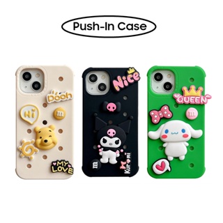 Casetify เคสโทรศัพท์มือถือ แบบนิ่ม ลายการ์ตูน Sanrio Kuromi Cinnamoroll สําหรับ iPhone 11 12 13 14 Pro Max