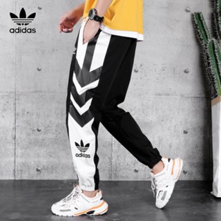 Adidas ของแท้ 100% กางเกงกีฬาลําลอง ระบายอากาศ สไตล์ฮิปฮอป สําหรับผู้ชาย