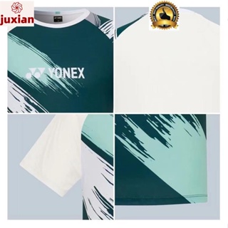 Bjd Yonex ใหม่ เสื้อผ้าเทนนิส แบดมินตัน ระบายอากาศ แบบแห้งเร็ว ดูดซับเหงื่อ สําหรับผู้ชาย และผู้หญิง