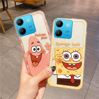 เคสโทรศัพท์มือถือ ซิลิโคนนิ่ม กันกระแทก ลายการ์ตูน SpongeBob SquarePants น่ารัก สําหรับ Infinix Note 30 Pro VIP 30i Hot 30 Play NFC Smart 7 HD Plus 4G 5G