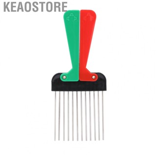 Keaostore Portable Hair Salon Pick Comb Hairdressing Detangle Styling Tool Acc