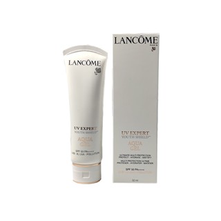 Lancomeuv ครีมกันแดด แบบหลอด สีขาวใส ขนาดเล็ก SPF50+50 มล.