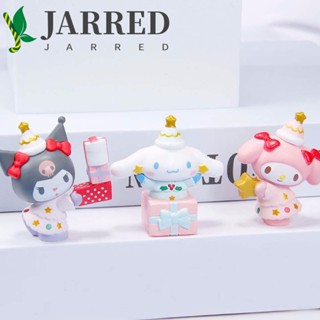 Jarred โมเดลฟิกเกอร์ รูปปั้นแมว คิตตี้ มายเมโลดี้ ของเล่นสําหรับเด็ก 6 ชิ้น ต่อชุด