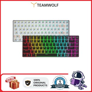 Teamwolf LM84 ชุดคีย์บอร์ดเมคคานิคอล RGB สามโหมด