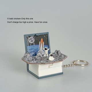 [ใหม่] พวงกุญแจ รูปนักบินอวกาศ "Nothing To Do Send Ta a Keychain Hidden in a Small World"