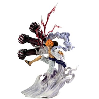 Stock IU Studio PVC integrated GK Carney Luffy gear 5 action character Apollo G5 animation model statue Happy Boy statue collection toy Figma