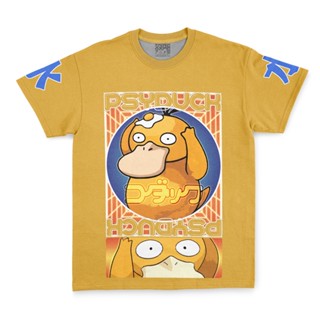 เสื้อยืด พิมพ์ลาย Psyduck Pokemon Streetwear สไตล์สตรีท