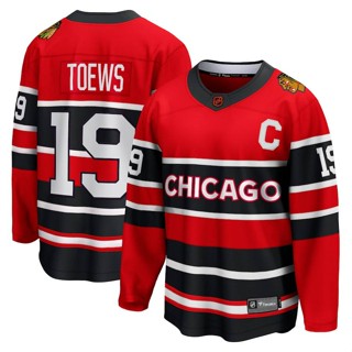 เสื้อยืดแขนยาว ลาย HQ1 NHL Chicago Blackhawks Jersey Jonathan Toews พลัสไซซ์ QH1