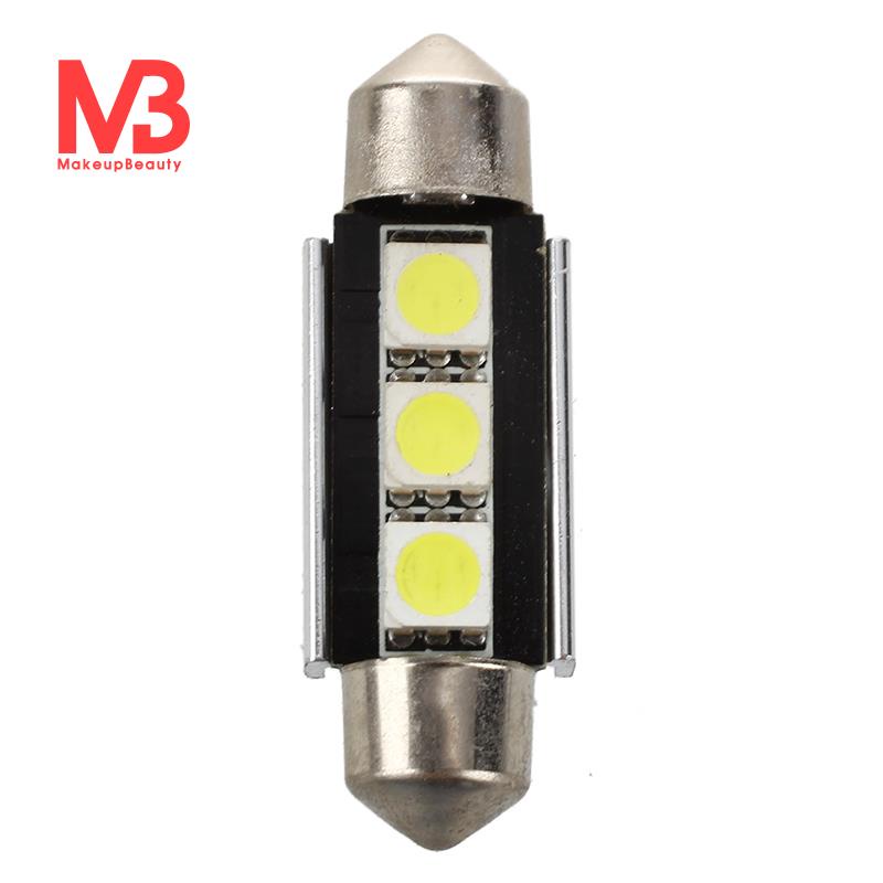 2x SMD LED Festoon 39 มม. CANBUS C5W 12V 3 power SMD ป้ายทะเบียนและไฟอ่านหนังสือ - สําหรับ BMW 3 Ser