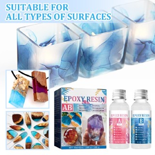 New AB Resin Epoxy DIY Material Transparent Jewelry Resin Glue AB Crystal Glue