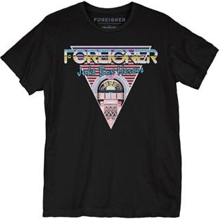 เสื้อยืด พิมพ์ลาย Juke Box Heroes Foreigner