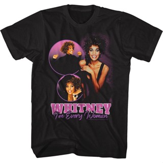 เสื้อยืด พิมพ์ลาย Im Every Woman Whitney Houston สําหรับผู้หญิง