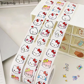 [Rut] สติกเกอร์ ลาย Hello Kitty Pachacco 500 กันน้ํา สําหรับตกแต่งสมุดไดอารี่ เครื่องเขียน DIY