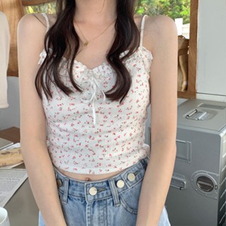 NZN เสื้อกล้าม ลูกไม้ เซ็กซี่ สไตล์เกาหลี สําหรับผู้หญิง