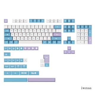 Iwo ปุ่มกดคีย์บอร์ด 138 คีย์ ลายผลไม้ XDA PBT สีย้อม สําหรับคีย์บอร์ด