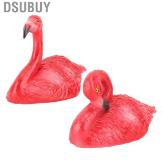 Dsubuy Flamingo Pond Decor  Floating Water Decorations Realistic Texture Resin for Yards