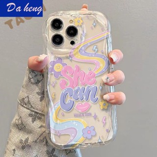 เคสโทรศัพท์มือถือ กันกระแทก ลายตัวอักษรภาษาอังกฤษ สีรุ้ง สําหรับ Iphone 11 8p promax 14 7pxs xr 12 13 pro KKSQ