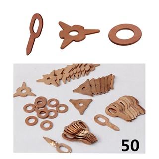 ⚡READYSTOCK⚡Useful Pad For Spotter Accessories Copper plated steel Assortment Flat Washers