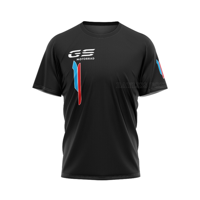 เสื้อยืดแขนสั้น พิมพ์ลายรถจักรยานยนต์ BMW GS Knight Motorrad Team Motorsport Superbike Racing Car Enduro แบบแห้งเร็ว สําหรับผู้ชาย - รูปที่ 4