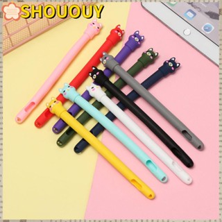 SHOUOUY เคสปากกา ซิลิโคน สีแคนดี้ นิ่ม แท็บเล็ต กันฝุ่น Alupen กันลื่น ป้องกันผิว สําหรับดินสอ 1st