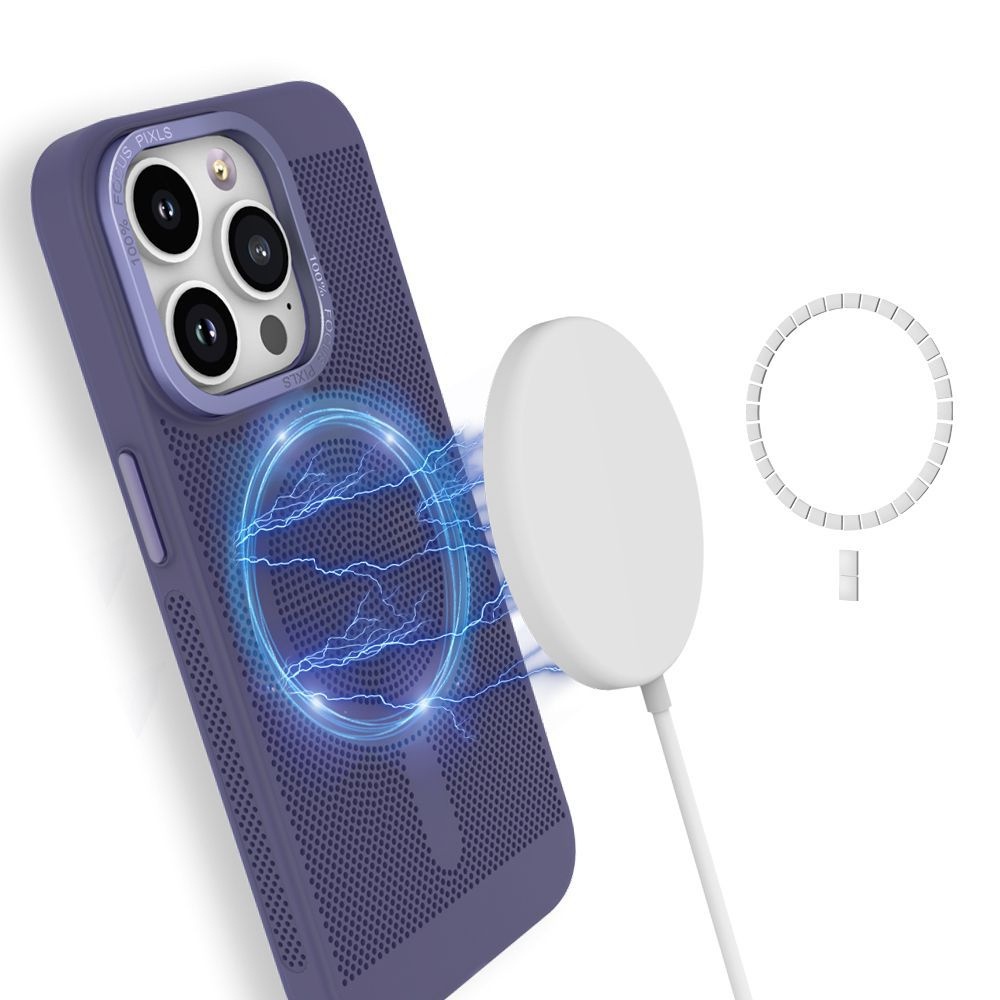 🇹🇭เคสไอโฟน ระบายความร้อน เคส แม่เหล็ก เคสแม่เหล็ก สุดยอดความเย็น for iphone 15 14 13 12 11 pro promax โปร แม็กซ์ 14 Plus - รูปที่ 5