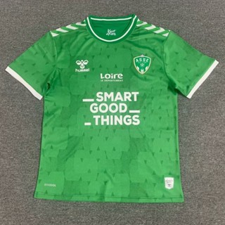 เสื้อกีฬาแขนสั้น ลายทีมชาติฟุตบอล Saint-Etienne 23-24 ไซซ์ S-XXL AAA