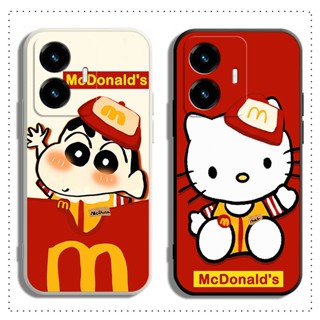 เคส VIVO Y36 Y33S Y33T T1X Y21 Y21S Y21T Y20S Y12A Y12S Y20 Y20SG Y20I Y19 Y15A Y15S Y12 Y15 Y17 Y11 Y12I Y02 Y16 Y02S โทรศัพท์มือถือ แบบนิ่ม ลายการ์ตูนชินจัง สําหรับ