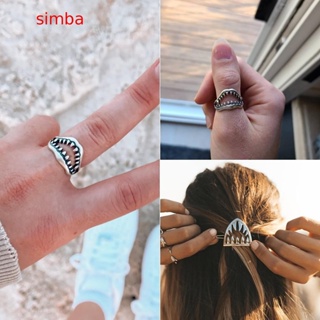 【Simba】แหวนขากรรไกร เครื่องประดับ สําหรับคนรักมหาสมุทร