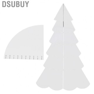 Dsubuy Sewing Pattern Template  Convenient Easy Transparent Widely Compatible Christmas Tree Quilting Set for Handwork