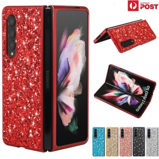 เคสโทรศัพท์มือถือแบบนิ่ม กันกระแทก แต่งกลิตเตอร์ สําหรับ Samsung Galaxy Z Fold 4 Galaxy Z Fold3 5G