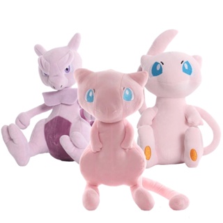 ตุ๊กตา TAKARA TOMY Pokemon Mewtwo ขนนิ่ม ขนาด 20-22 ซม. ของขวัญวันเกิด สําหรับเด็ก