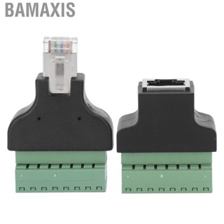 Bamaxis RJ45 Male Female Plug Plastic CCTV DVR Accessory To 8 Pin