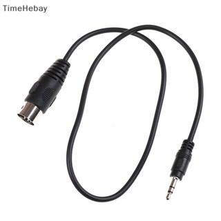 Timehebay สายเคเบิลแจ็คเสียงสเตอริโอ Din 5 Pin Din MIDI ตัวผู้ เป็นตัวผู้ 3.5 มม. 50 ซม. 0.5 ม. 1 ชิ้น EN