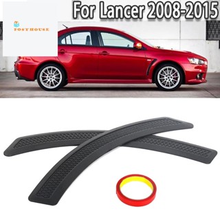 สติกเกอร์ติดบังโคลนหน้ารถยนต์ ด้านข้าง สไตล์ EVO สําหรับ Mitsubishi Lancer 2008-2015 2 ชิ้น