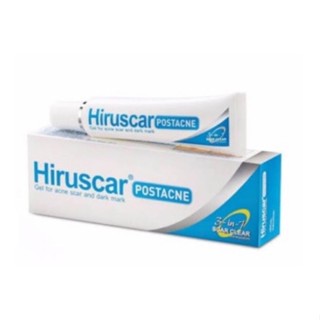 Hiruscar postacne 5g /10g ฮิรูสการ์ โพสแอคเน่ ลดรอยแผลเป็นจากสิว หลุมสิวตื้นขึ้น ลดจุดด่างดำ รอยหลุมสิวดูเรียบข