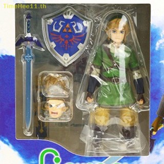 FIGMA Timehee ฟิกเกอร์ The Legend of Zelda Skyward Link เปลี่ยนได้ ของเล่นสําหรับเด็ก 1 ชิ้น