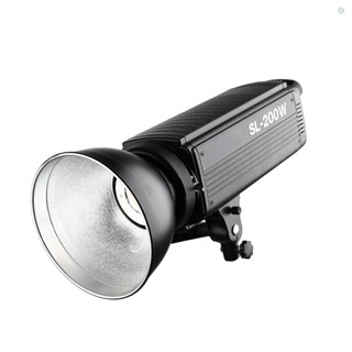 (adspth)SL200W 5600k 200W ไฟวิดีโอ LED พลังงานสูง ไร้สาย พร้อมเมาท์โบเวน สําหรับถ่ายภาพสตูดิโอ บันทึกวิดีโอ สีขาว